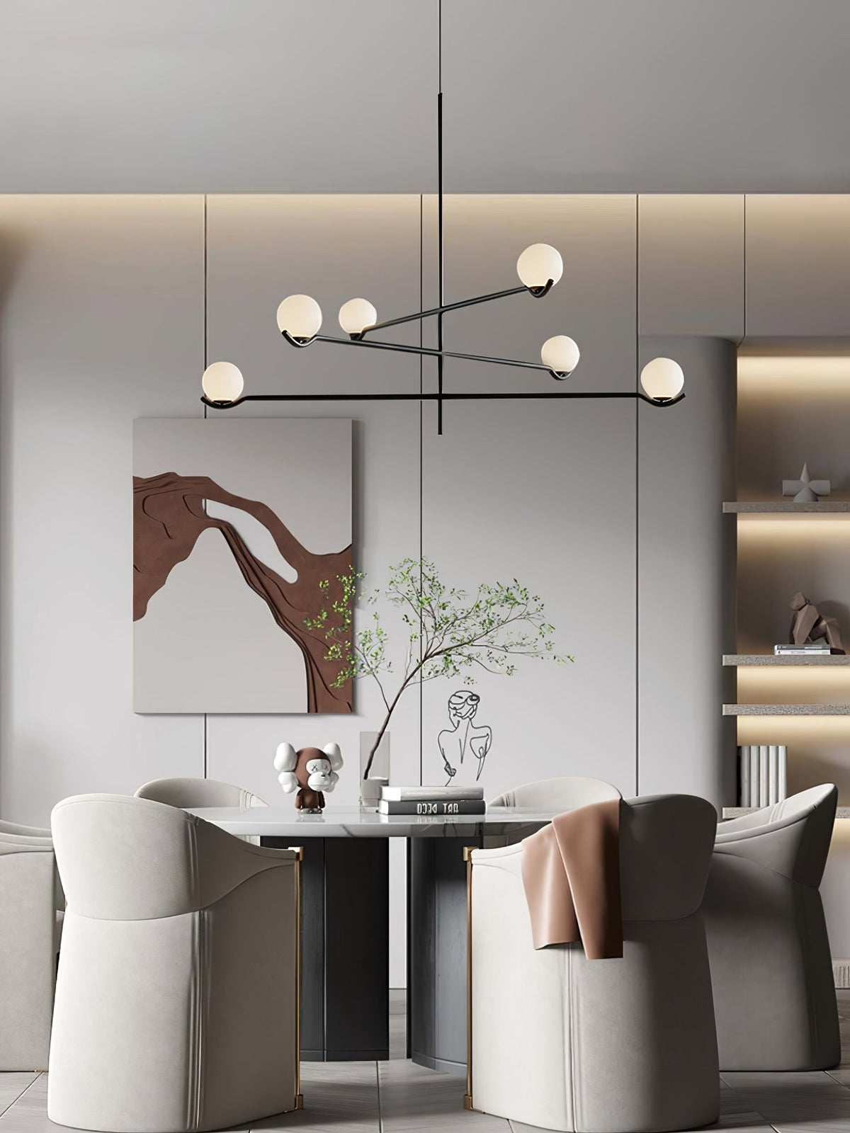 Sullivan Glass Chandelier — product view 36
