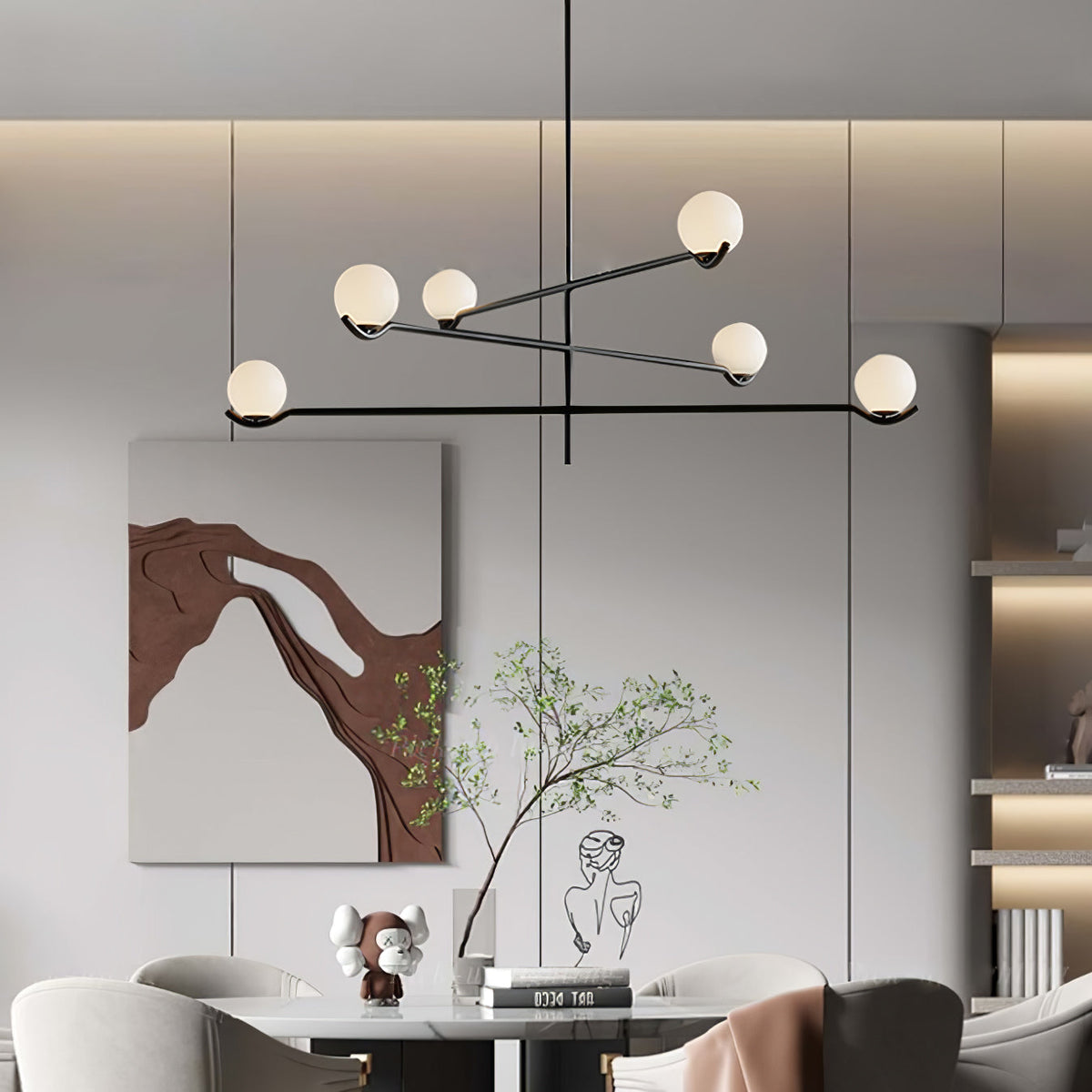 Sullivan Glass Chandelier — product view 43