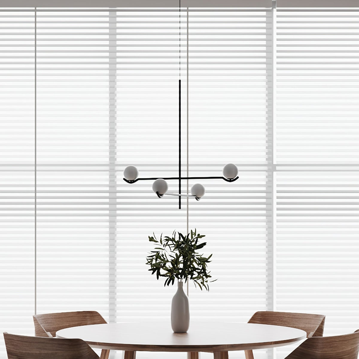 Sullivan Glass Chandelier — product view 45