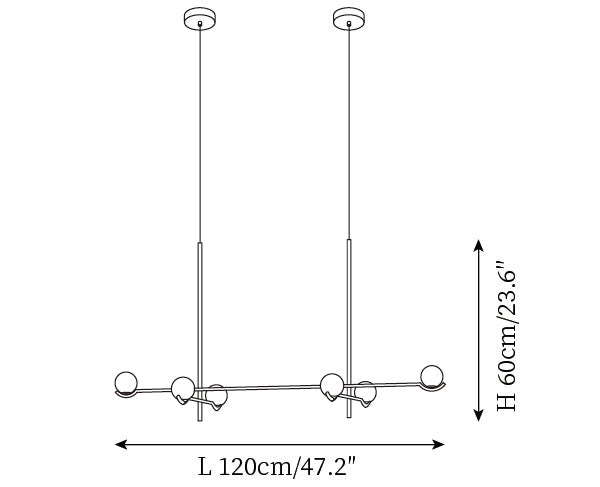 Sullivan Glass Chandelier — product detail 49