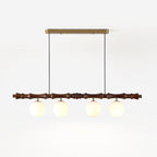 Rollo Wood Chandelier — product view 1