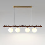Rollo Wood Chandelier — product view 2