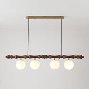 Gold & Walnut Color