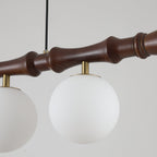 Rollo Wood Chandelier — product view 11