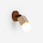 Bezel Travertine Wall Lamp — product view 1