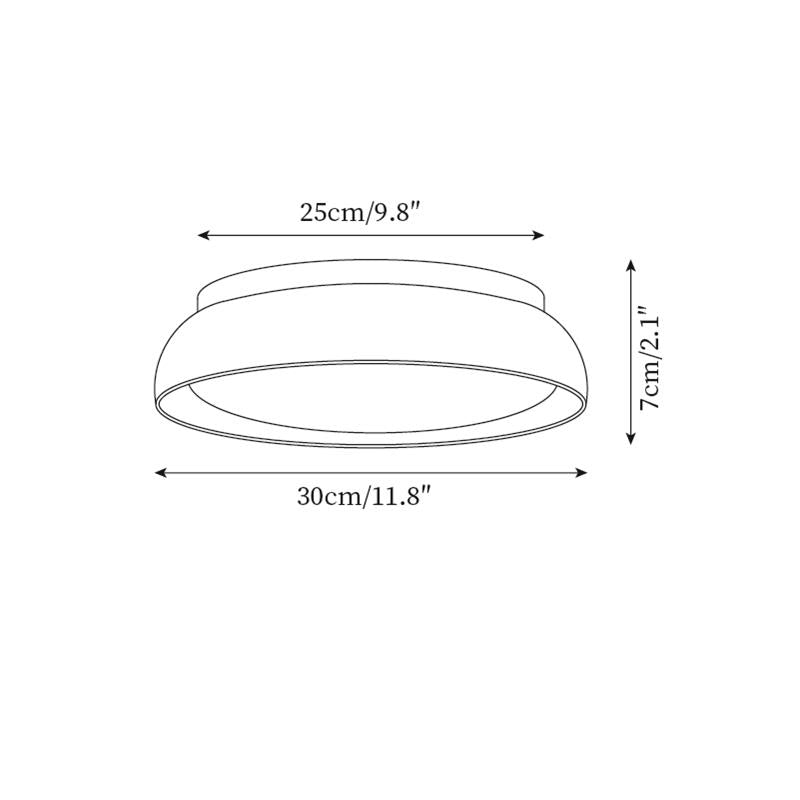 Piedra Travertine Ceiling Light — product view 5