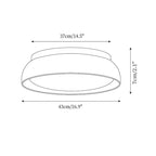 Piedra Travertine Ceiling Light — product view 6
