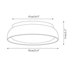 Piedra Travertine Ceiling Light — product view 7