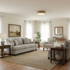 Piedra Travertine Ceiling Light — product view 8