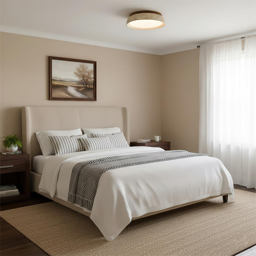 Piedra Travertine Ceiling Light — product view 9