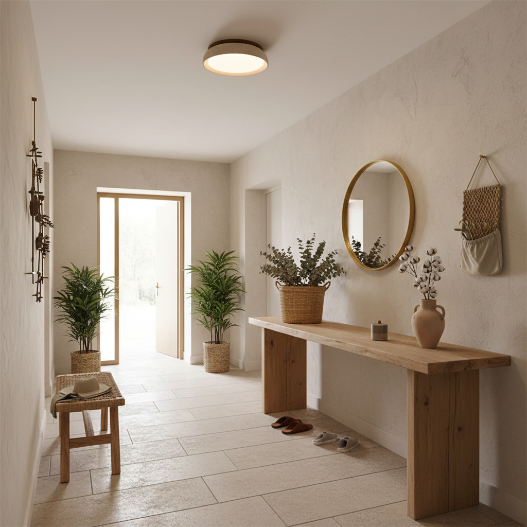 Piedra Travertine Ceiling Light — product view 18