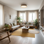 Piedra Travertine Ceiling Light — product view 19