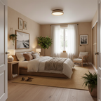 Piedra Travertine Ceiling Light — product view 20