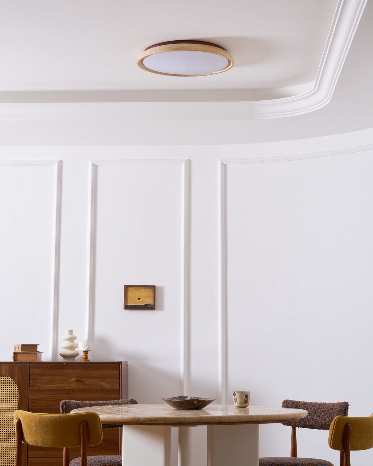 Piedra Travertine Ceiling Light — product view 25