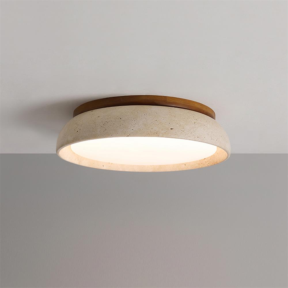 Piedra Travertine Ceiling Light — product view 31