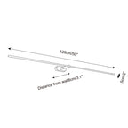 Kady Linear Rechargeable Version Metal Wall Lamp — product view 7