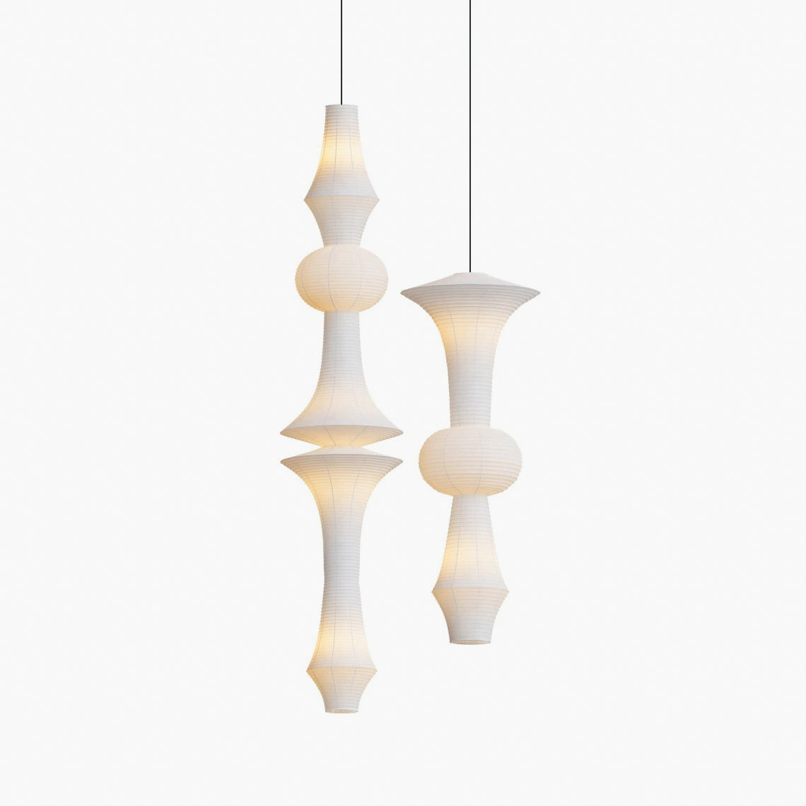Rice Paper Pendant Lamp R3 — product view 1