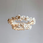 Elysian Floral Aluminum Chandelier — product view 3