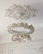 Elysian Floral Aluminum Chandelier — product view 4