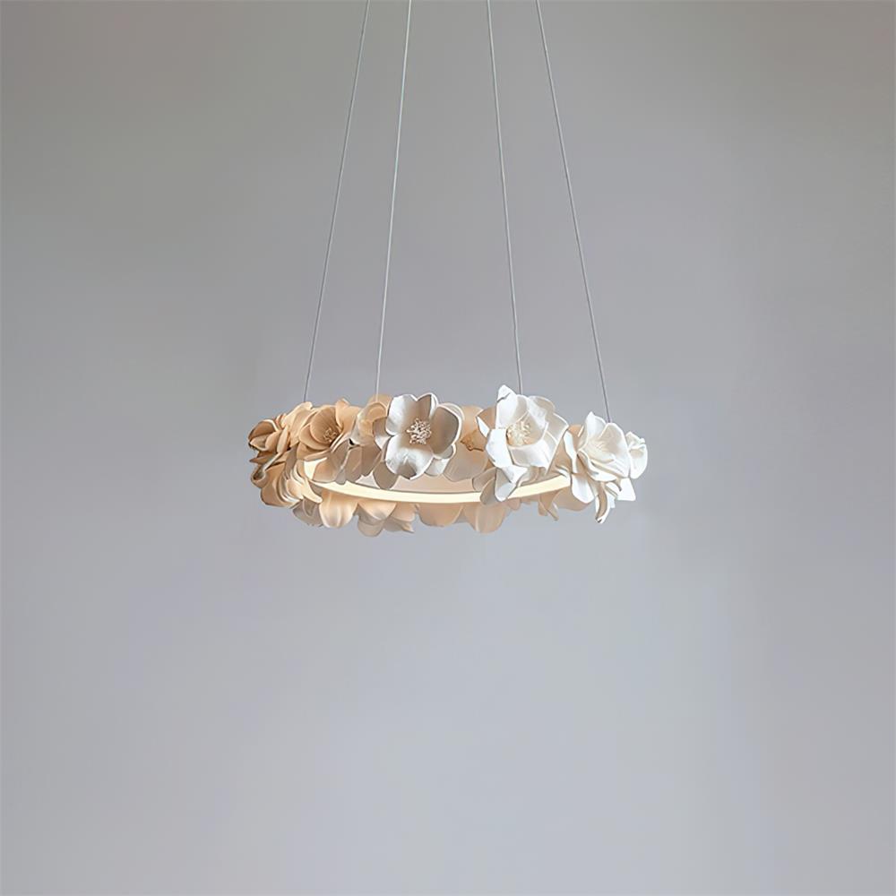 Elysian Floral Aluminum Chandelier — product view 11
