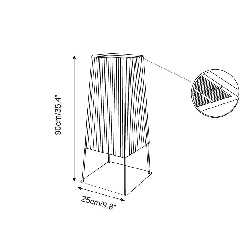 Solara Outdoor Post Light — product view 6