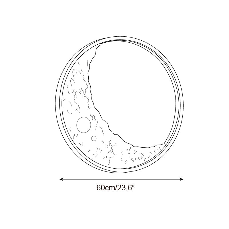 Moon Outdoor Metal Wall Lamp — product view 5