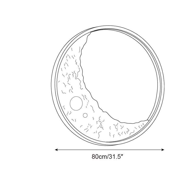 Moon Outdoor Metal Wall Lamp — product view 6
