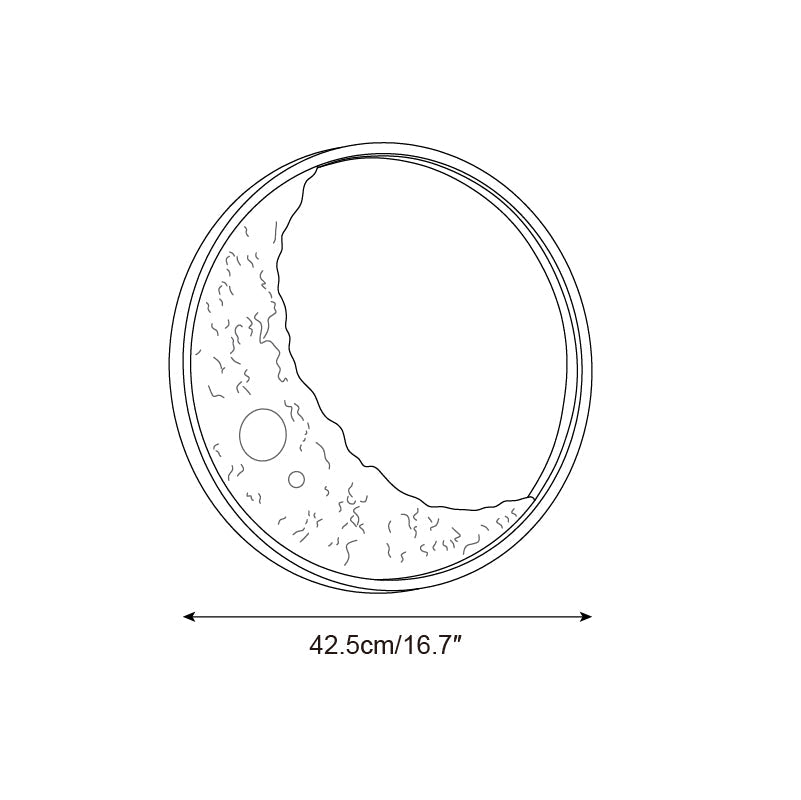 Moon Outdoor Metal Wall Lamp — product view 7