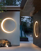Half Moon Outdoor Acrylic Wall Lamp — product view 3