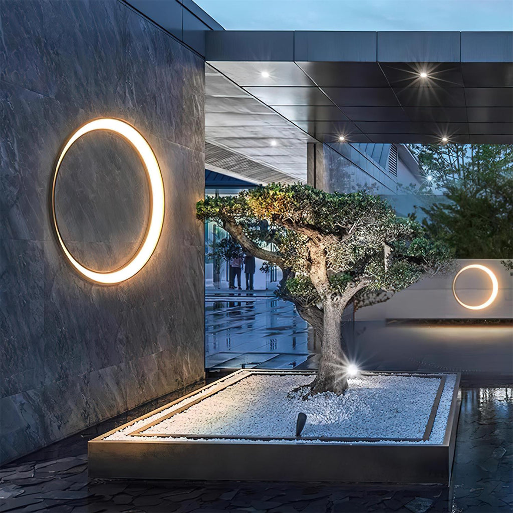 Half Moon Outdoor Acrylic Wall Lamp — product view 9