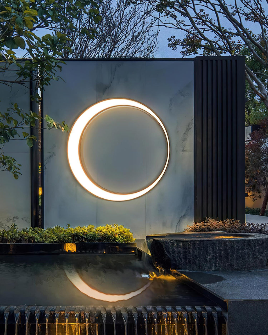 Half Moon Outdoor Acrylic Wall Lamp — product view 10