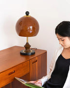 Bent Marble Table Lamp — product view 3