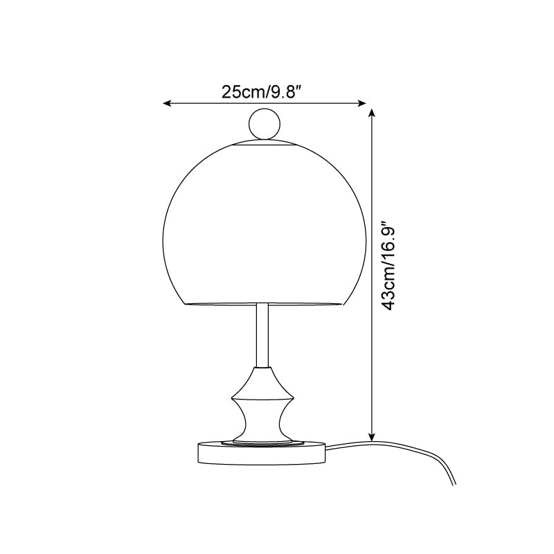 Bent Marble Table Lamp — product view 5