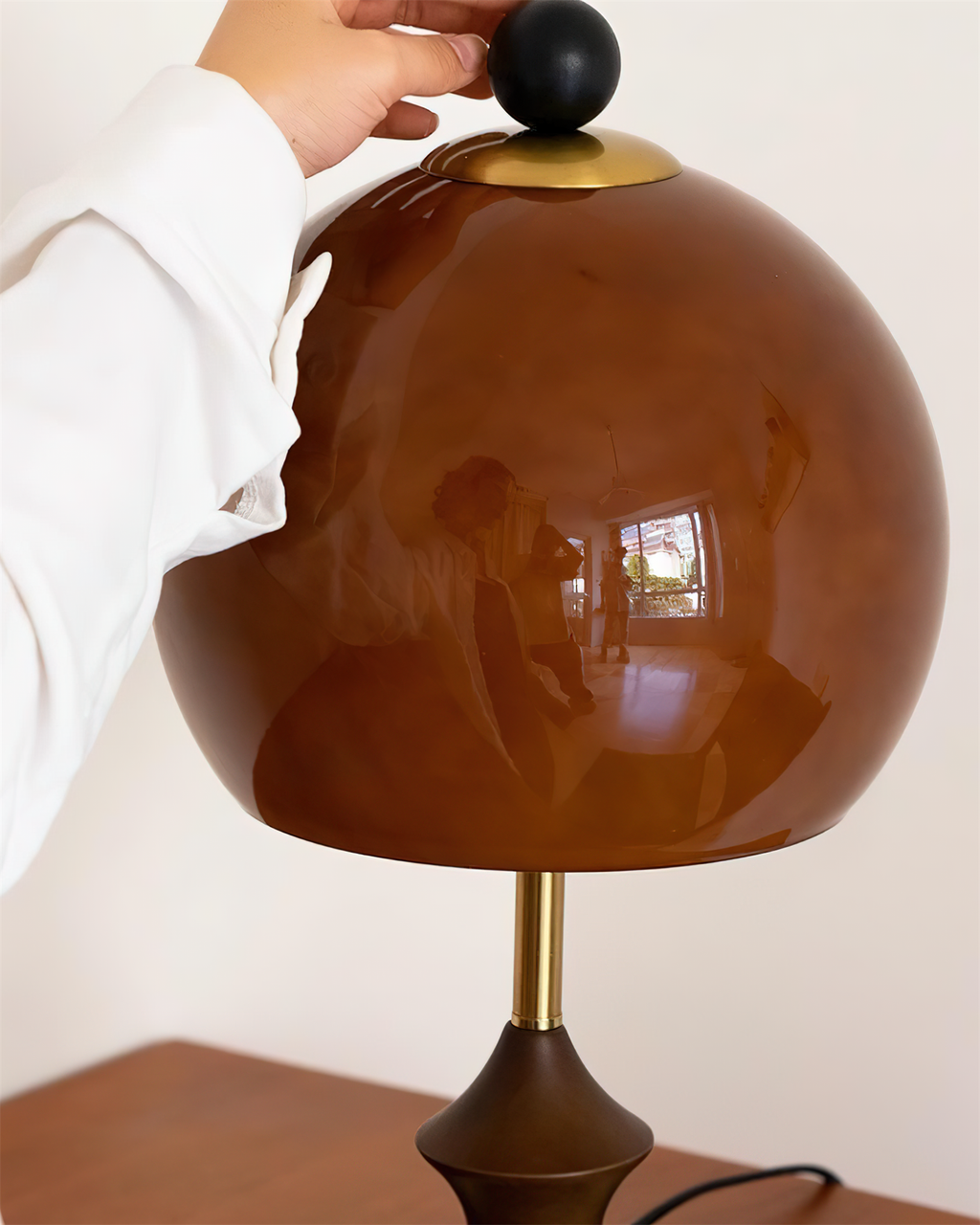 Bent Marble Table Lamp — product view 10