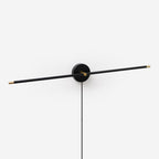 Kady Linear Disc Plug In Metal Wall Lamp — product view 1