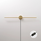 Kady Linear Disc Plug In Metal Wall Lamp — product view 20