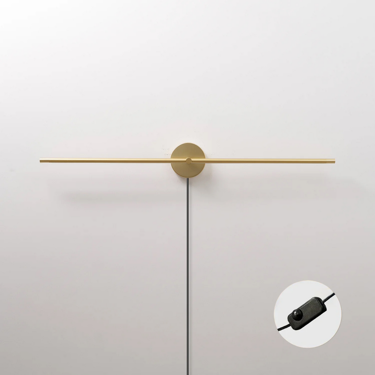 Kady Linear Disc Plug In Metal Wall Lamp — product view 20