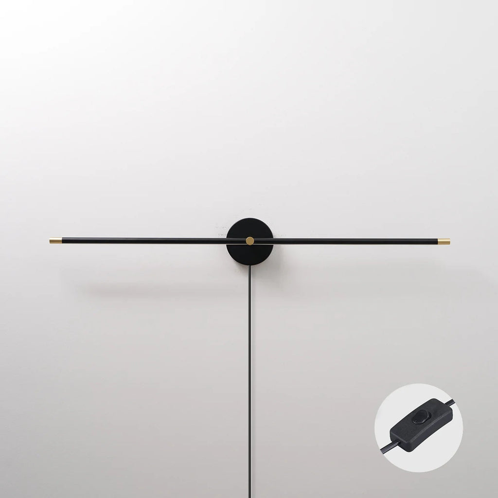 Kady Linear Disc Plug In Metal Wall Lamp — product view 22