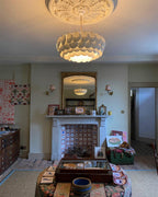 White Lottie Metal Chandelier — product view 7