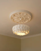 White Lottie Metal Chandelier — product view 12