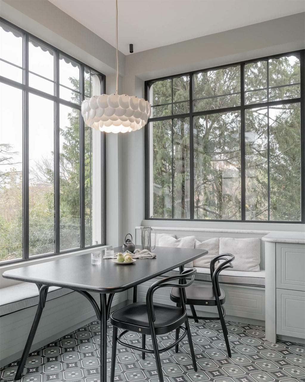 White Lottie Metal Chandelier — product view 14