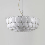 White Lottie Metal Chandelier — product view 18