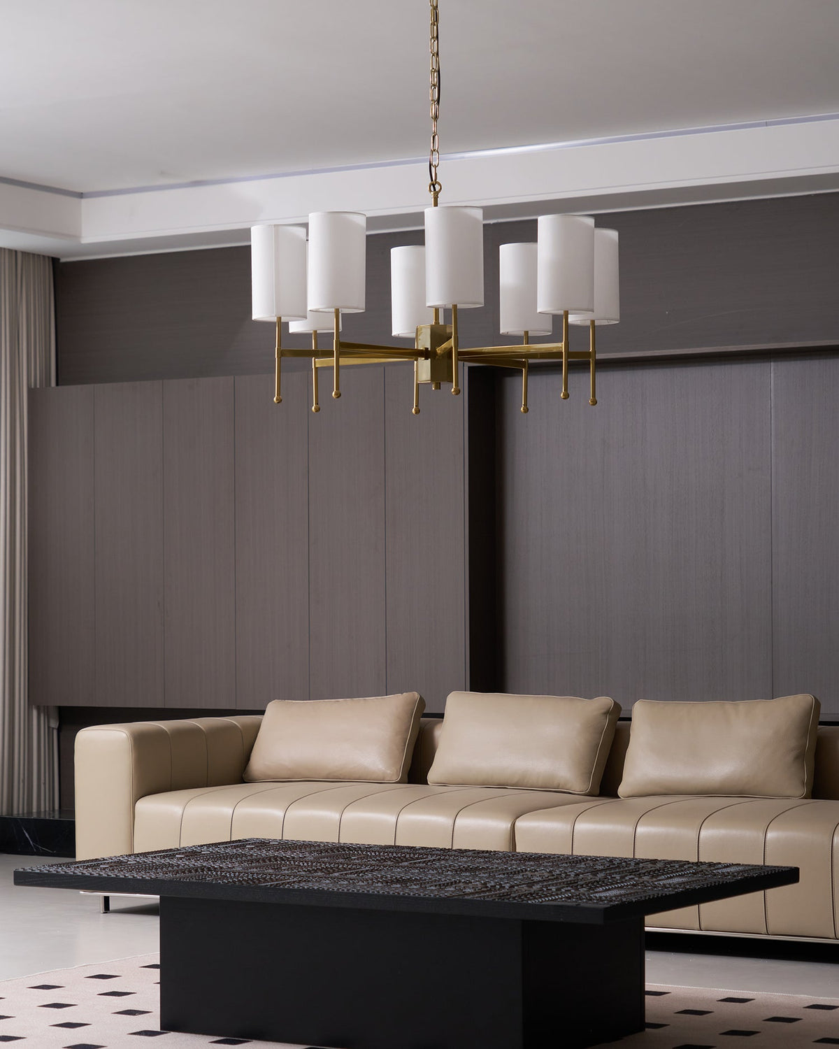 Rhodes Metal Chandelier — product view 2