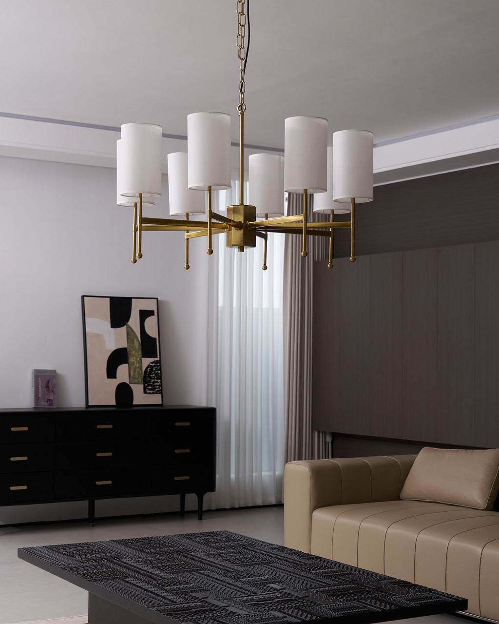 Rhodes Metal Chandelier — product view 12