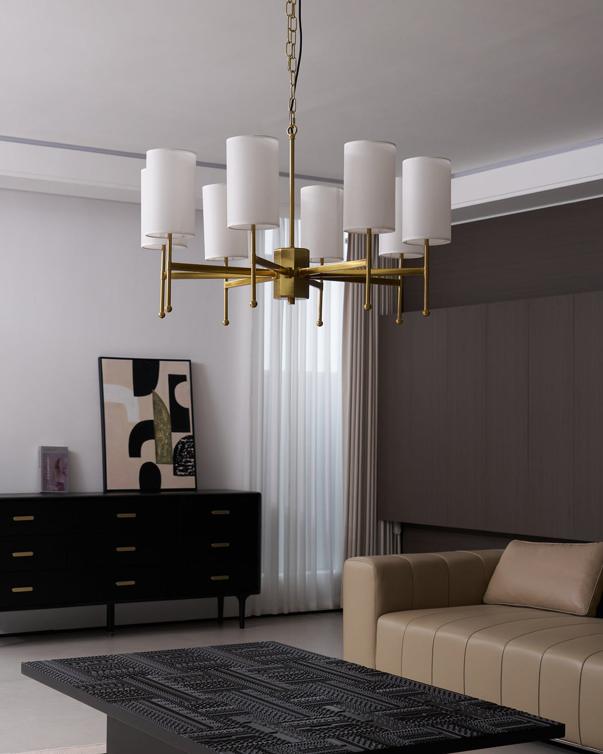 Rhodes Metal Chandelier — product view 12