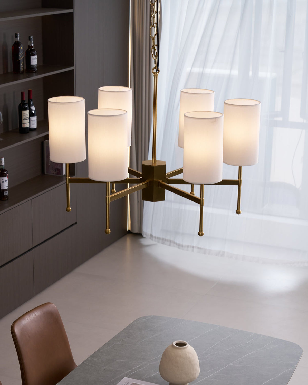 Rhodes Metal Chandelier — product view 20