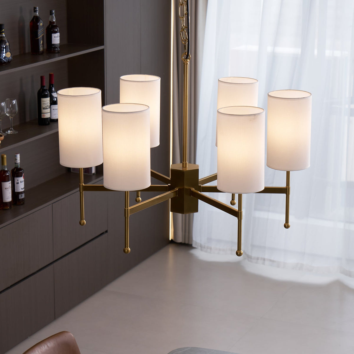 Rhodes Metal Chandelier — product view 21
