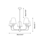 Piaf Large Metal Chandelier — product view 5