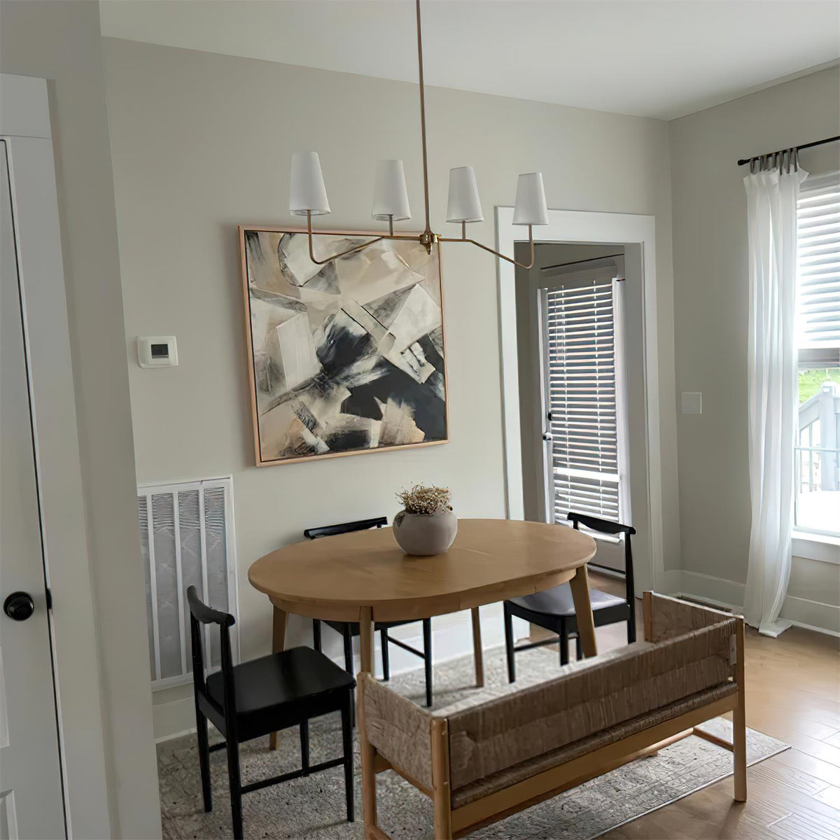 Diana Linear Metal Chandelier — product view 4