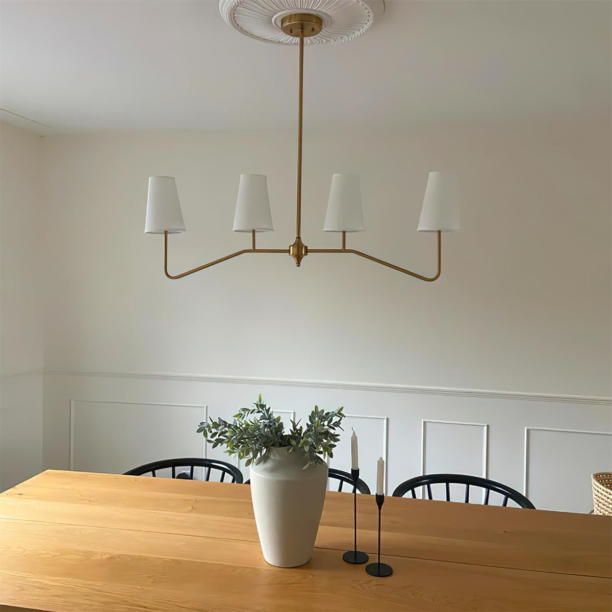 Diana Linear Metal Chandelier — product view 6